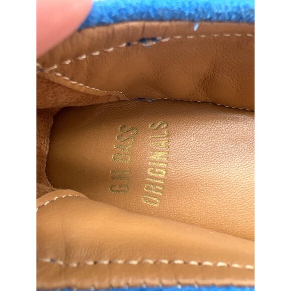 G.H. Bass Womens Blue Suede Espadrilles Size 6 - Picture 7 of 8